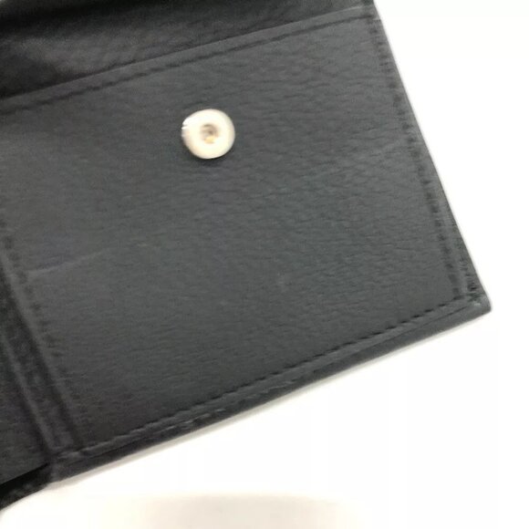 BURBERRY 8043377 logo Wallet Saif Folded wallet Leather Black - Picture 4 of 15